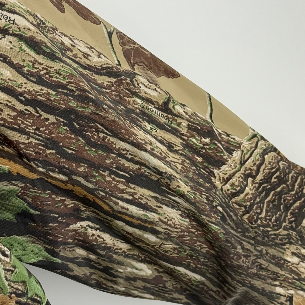 Vtg Stearns DryWear Mens XXL Realtree Camo Hooded Hunting Jacket Fleece Lined‎ - Picture 2 of 7